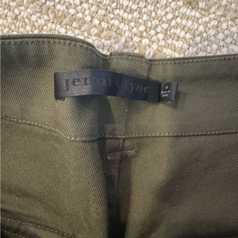 Jenni Kayne Relaxed Olive Green Army Pant | Size 4 - Picture 6 of 9
